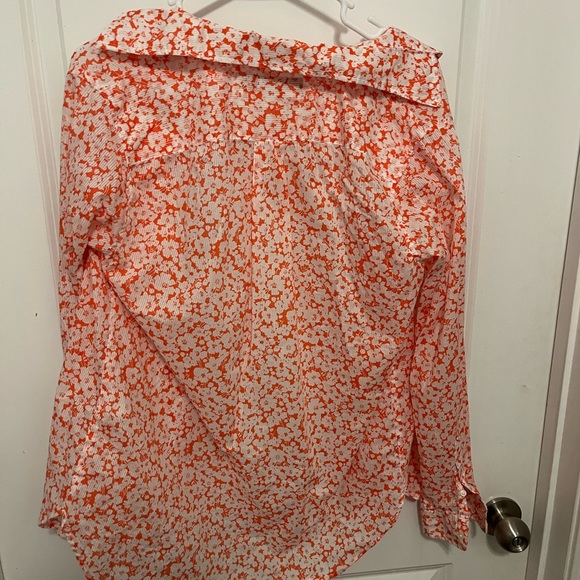 Lauren Ralph Lauren Floral Button Down Shirt Size Medium - Picture 4 of 8